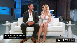 Wifey Bride Danielle Renae Gets Stretched Out in 5 BBC Gangbang While Hubby Watches
