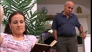 Old dirty doctor misuse of an innocent young patient