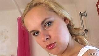 Big Tits Blonde Madison Strips From Lingerie And Teases