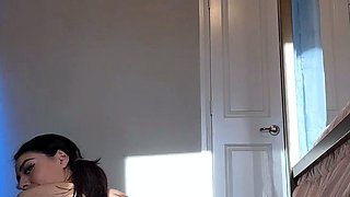 Pretty Japanese teen solo masturbation Uncensored