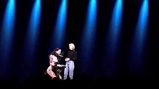 European blonde amateur babe banged in public pov