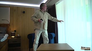 Oldje anjelique lapiedra shares petite old and young passion