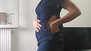 Striptease of a MILF Slut