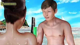 Max's Life Cap 25 - Masaje a Chica Desnuda En La Playa y Chica Masturbandose - Verified amateurs