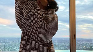 Emo teen on solo webcam masturbation