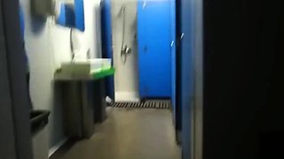 Big Cock Fucking in Public Locker Room