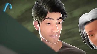 Horny Step Sister's First Time with Sabita Bhabi - Big Dick Indian Desi Sex