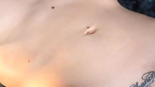 Super Skinny Petite Girl Fucked Hard with Huge Dildo on Sexmachine
