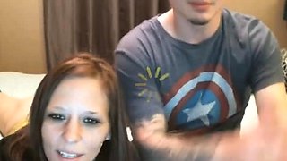 Amateur Couple Sucks and Fucks on Webcam