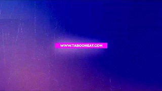 TABOO HEAT - Big Natural Tits Stepdaughter Worshipped & Fucked In Threesome - Big tits