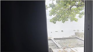 I Take A Shower Outside And I End Up With A Penis In My Mouth