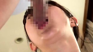 Knocked up asian babes blowjob and hardcore fun close up