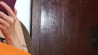 Step-mom Suddenly Gets a Cock in Her Face and Sucks Until Cumshot.