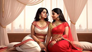 Horny anime girl Mango Bhabhi gets down for her first hentai experience