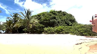 PornVlog - outdoor sex on a Brazilian beach - Amateur