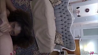 Ebony Cleaning Teen 18+ Caught On Valentines Day And Fucked