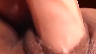Big Dildo in a Small Teen Pussy