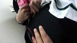 Subtitled POV Japanese AV busty bath blowjob handjob