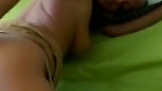 Female Masturbation with Pantyhose