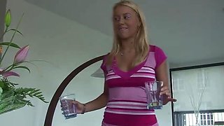 Blonde Femdom Pee On Slaves - Nikky Thorne Golden Shower Fetish