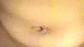 Shaved pussy amateur teen fucks huge dick pov