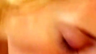 Blonde skinny teen lets step father fuck her when stepmother is away