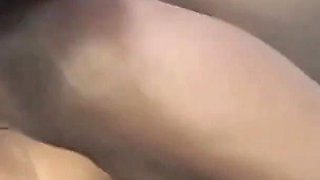 Husband Films,big Butt Wife Rubbing Monster Cock with Condoms off