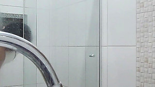Camera on Hot Stepcousin in the Shower - I Can’t Wait to Fuck Her