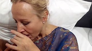 Blonde MILF Wife Selena701 Gets Creampied After Hot Sex in 4K