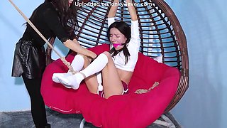 Chinese girl bondage n vibrated