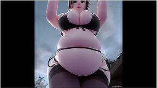 Augmero 3d Compilation But The Animations Get Increasingly Kinky - Inflation, Breast Expansion - Car Toon