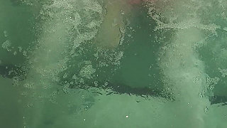 Davisdesires Is in the Pool Watch Her Pussy Drool