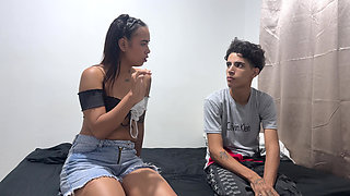 What Can Happen if a Hot Step-sibling Couple Shares a Bed in a Hotel Room?