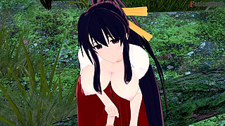 Rias Gremory kimono sex at the festival - DXD NTR Madness Series