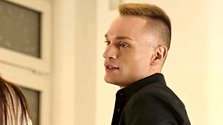 Blonde Laura Crystal with big boobs