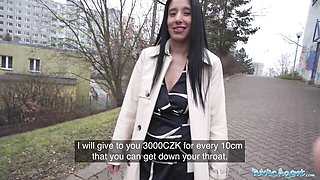 Beautiful Wild Nicol - reality clip - Public Agent