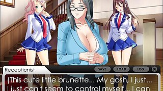 Big-boobed COUGAR attempts to tempt Aika. Smutty Lezzie Anime porn Vore Project
