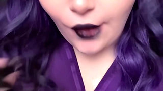 Caught the Fat Goth Nurse Masturbating