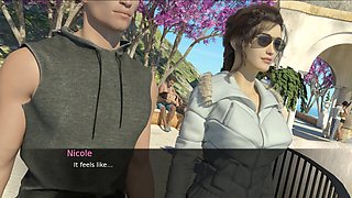 Steamy anime mom with a firm booty gets down with her friend