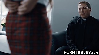 PornTaboos.com - Petite babe Gia Derza ravaged by a priest after a deepthroat confession