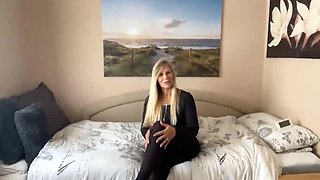 German MILF SweetSusi Dirty Talk in Nylon and Heels