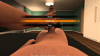 Stepsister Playing with My Huge Cock