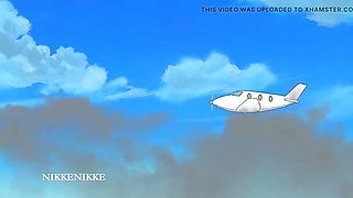 HENTAI SPERMJUNGLE Chapter 1: Big Tits Anime Girl Gets Fucked on a Private Plane