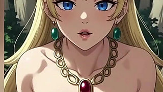 Gol Topless Animation Hot Princess Peach