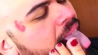 BBW Has His Feet Sucked by the Slave by Turbinada