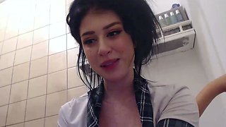 Sexy teen ebony solo toy masturbation