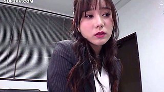 POV close up asian gf blowjob