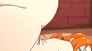 Steve in an Enderman costume pummels Alex ! manga porn (porno anime hump )4K 2026