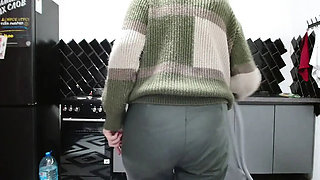 Angela Lady Shows Her Hairy Pussy and Big Natural Tits in Hot Solo Webcam