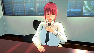 Chainsawman - Makima Office Pleasure - 3D Hentai Animations